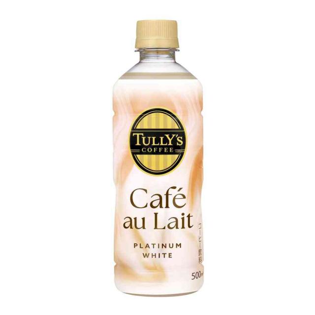 ◆伊藤園 タリーズ プラチナホワイト カフェオレ 500ml 【48個セット】