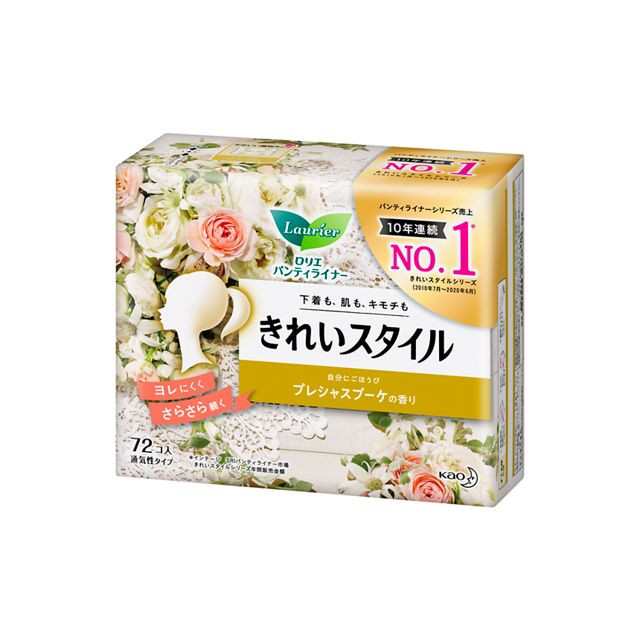 花王 ロリエ きれいスタイル プレシャスブーケの香り 72コ入【3個セット】 【爆売り！】