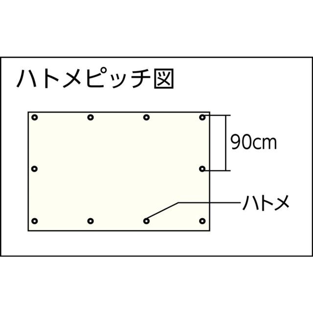 ＃3000ブルーシート大畳み 3.6m×5.4m （10枚入）【直送品】 返品・キャンセル・他商品と同時購入は不可_1