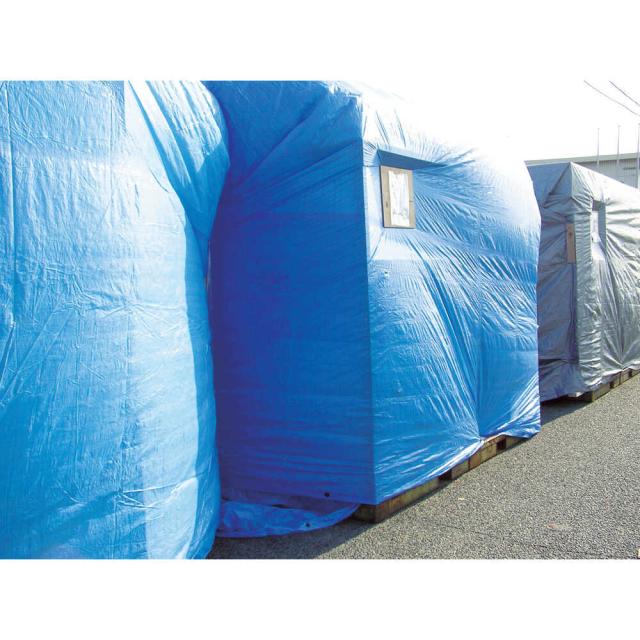 ＃3000ブルーシート大畳み 3.6m×5.4m （10枚入）【直送品】 返品・キャンセル・他商品と同時購入は不可_3