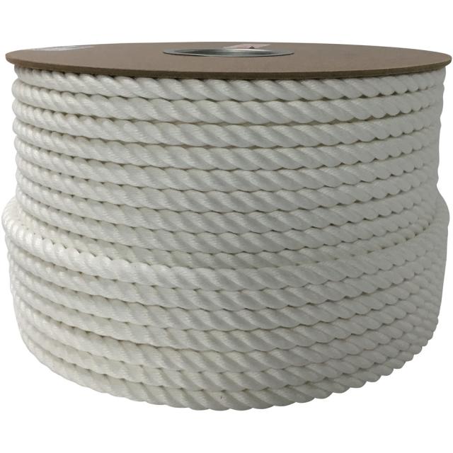 PRV6 ユタカメイク ビニロンロープドラム巻 12φ×100m 【直送品】 返品・キャンセル・他商品と同時購入は不可