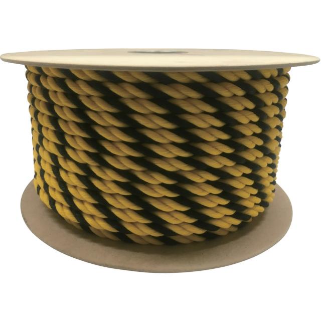 PRY16 ユタカメイク 標識ロープドラム巻 16mm×100m 【直送品】 返品・キャンセル・他商品と同時購入は不可