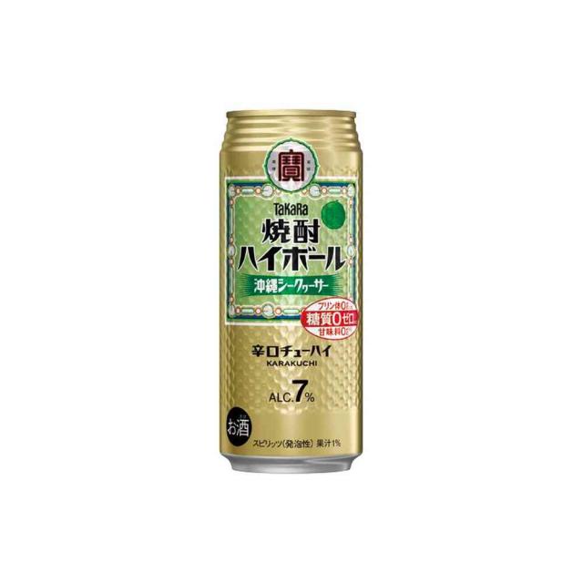 宝酒造 焼酎 ハイボール 沖縄 シークヮーサー 500ml   【48個セット】