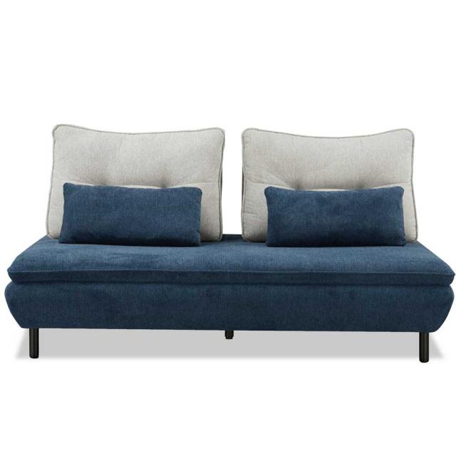 ソファ Isra 2.5P＋背x2 BL、GY/BL設置 【直送品】 返品・キャンセル・他商品と同時購入は不可