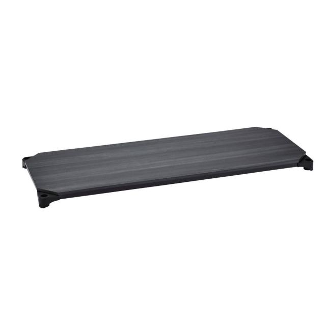 エレクター ベーシックシリーズウッドシェルフ W600xD450mm ブラックウッド ブラックフレーム 棚用 B1824MBB1