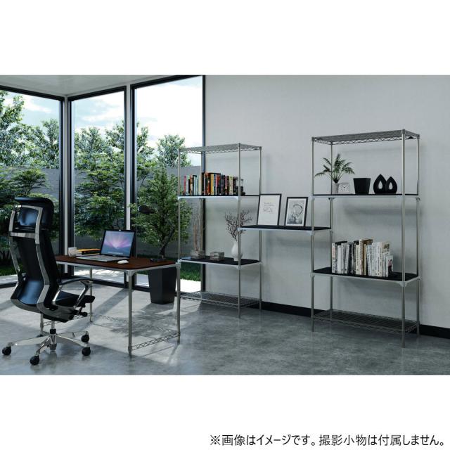 エレクター ベーシックシリーズ ワイヤーシェルフ W750xD600mm クローム B2430C1