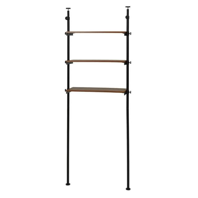 突っ張り洗濯機ラック KTR-3153BR 【直送品】 返品・キャンセル・他商品と同時購入は不可