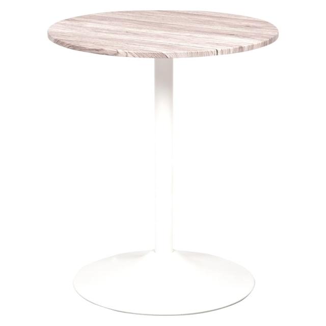 カフェテーブル（丸型） LT-4918WH 【直送品】 返品・キャンセル・他商品と同時購入は不可