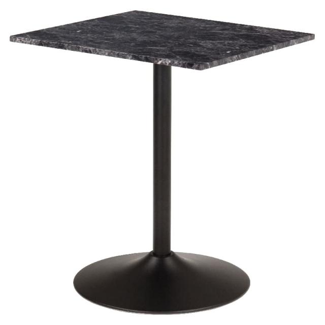 カフェテーブル（角型） LT-4919MBK 【直送品】 返品・キャンセル・他商品と同時購入は不可