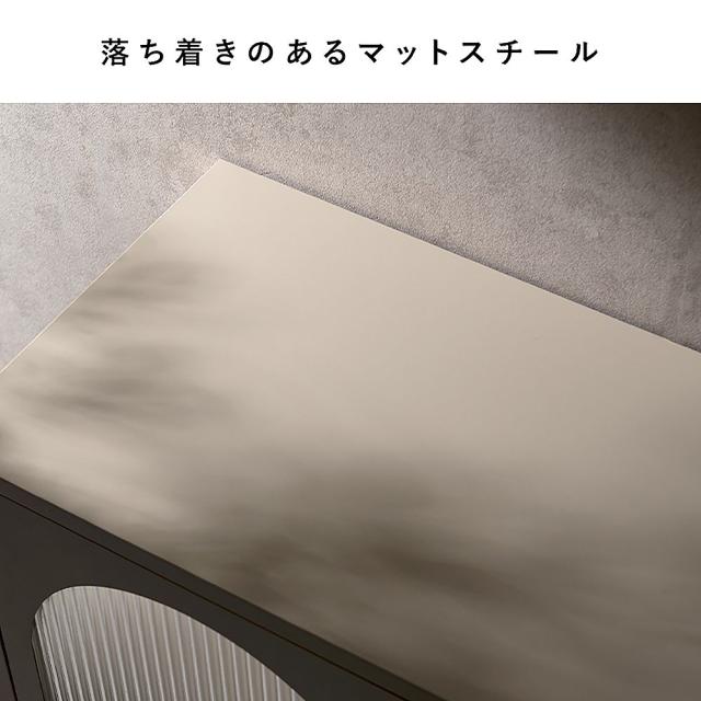 ガラスキャビネット ムーン CBN-1100 ベージュ 組立必要【直送品】 返品・キャンセル・他商品と同時購入は不可_5