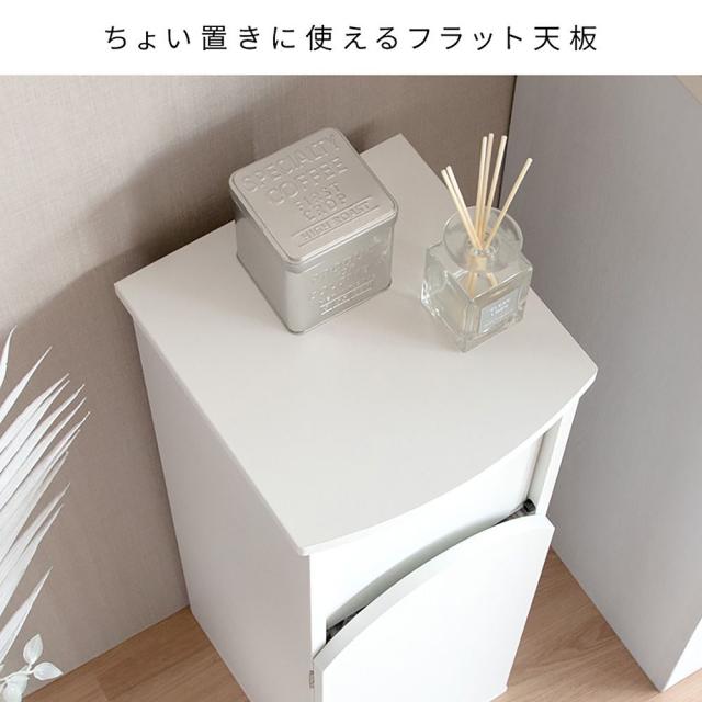 アーチダストボックス アルコ DB-A750 ホワイト 組立必要【直送品】 返品・キャンセル・他商品と同時購入は不可_5