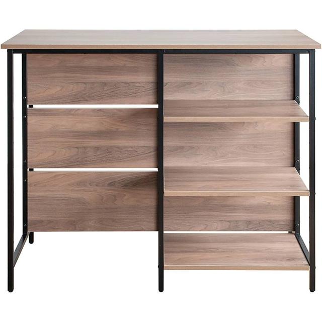 キッチンカウンターテーブル『Salus（サルース）』 幅120×奥行き60×高さ100cm KNT-1260_WH ホワイト 宮武製作所 お客様組立品キッチンカウンターテーブルSalus（サルース）全3色 KNT