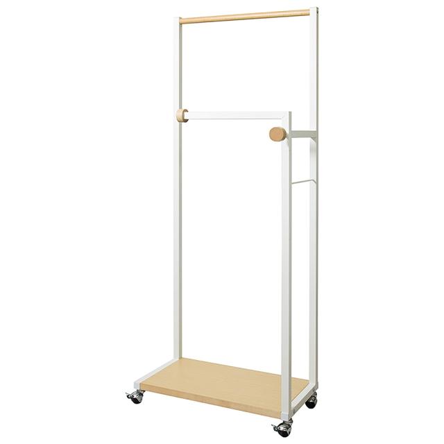 ハンガーラック Paren（パレン）HS-620R WH 組立必要【直送品】 返品・キャンセル・他商品と同時購入は不可 8,776円
