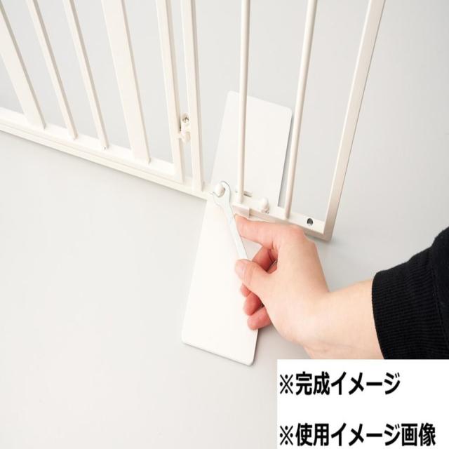 ペットゲート ストライプ 扉タイプ ミルク S23-0651 【直送品】 返品・キャンセル・他商品と同時購入は不可_3