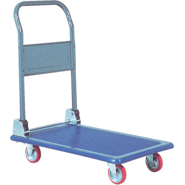 アイケー プレス製運搬車 折り畳みハンドルタイプ 【直送品】 返品・キャンセル・他商品と同時購入は不可