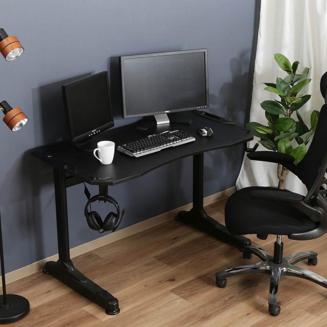 GAMING DESK XeNO（ゼノ）BK 38130 【直送品】 返品・キャンセル・他商品と同時購入は不可_1