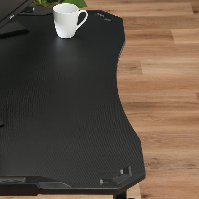 GAMING DESK XeNO（ゼノ）BK 38130 【直送品】 返品・キャンセル・他商品と同時購入は不可_4
