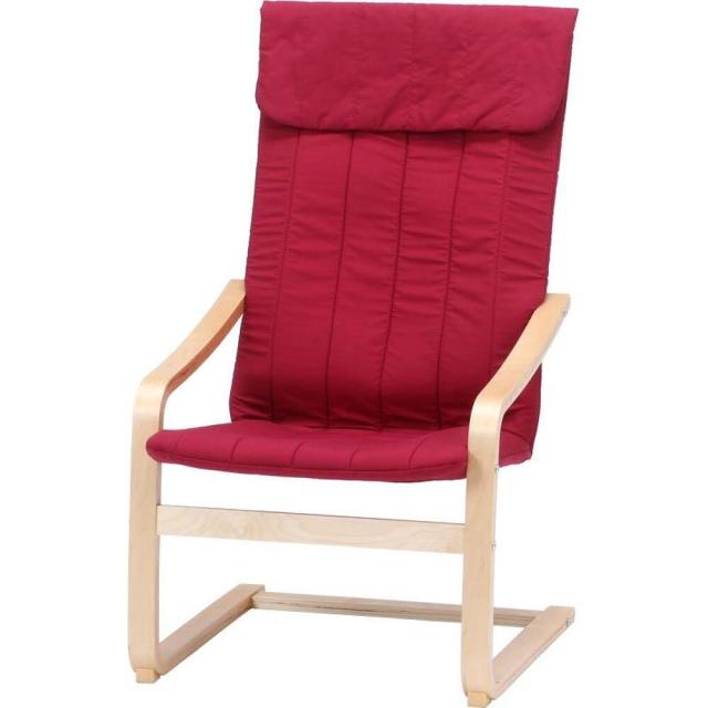 リラックスチェアー スリム ワインレッド 84293 【直送品】 返品・キャンセル・他商品と同時購入は不可