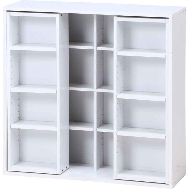 ダブルスライドラック ホワイト DS9090WH 86031 【直送品】 返品・キャンセル・他商品と同時購入は不可