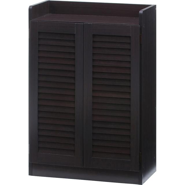 ルーバーシューズボックス（オープントップ） ブラウン 98993 【直送品】 返品・キャンセル・他商品と同時購入は不可