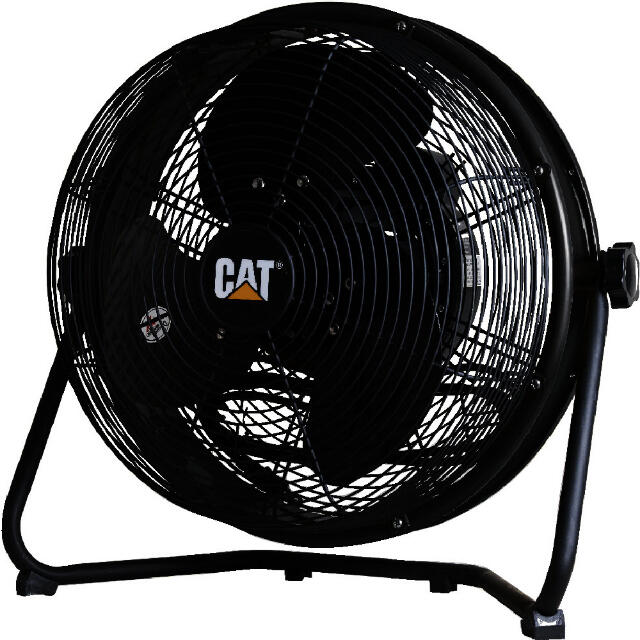 CAT 工場扇 35cm（壁・床タイプ）羽根軸360°半転機能付 ブラック 【直送品】 返品・キャンセル・他商品と同時購入は不可