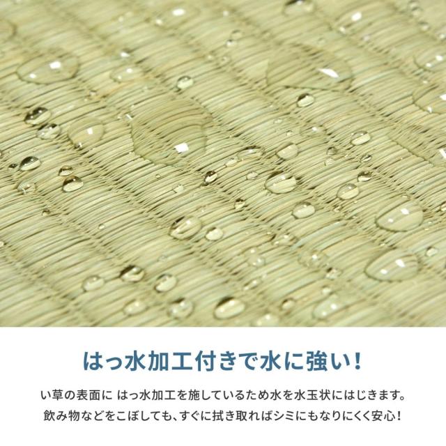 フリーカット裏付 い草カーペット 本間10畳 補修テープ付 【直送品】 返品・キャンセル・他商品と同時購入は不可_5