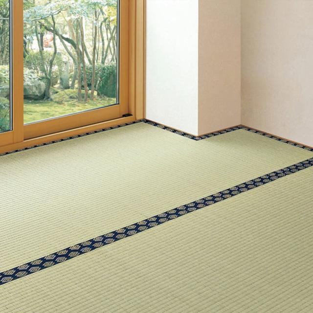 フリーカット裏付 い草カーペット 江戸間3畳 補修テープ付  【直送品】 返品・キャンセル・他商品と同時購入は不可