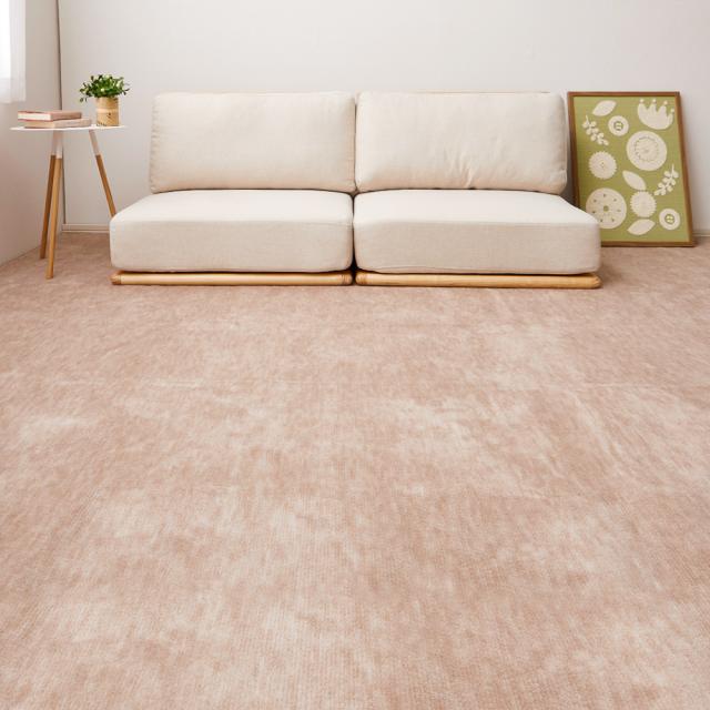 ペットにやさしい平織カーペット ラウム 191×286cm ベージュ 【直送品】 返品・キャンセル・他商品と同時購入は不可
