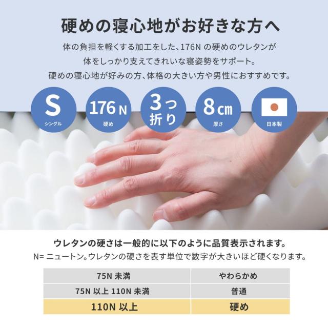 点で支えるマットレス シングル メーカー直送 ▽返品・キャンセル不可
