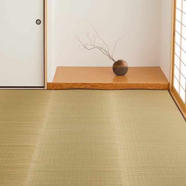 国産い草カーペット 清涼 江戸間3畳 ベージュ 【直送品】 返品・キャンセル・他商品と同時購入は不可