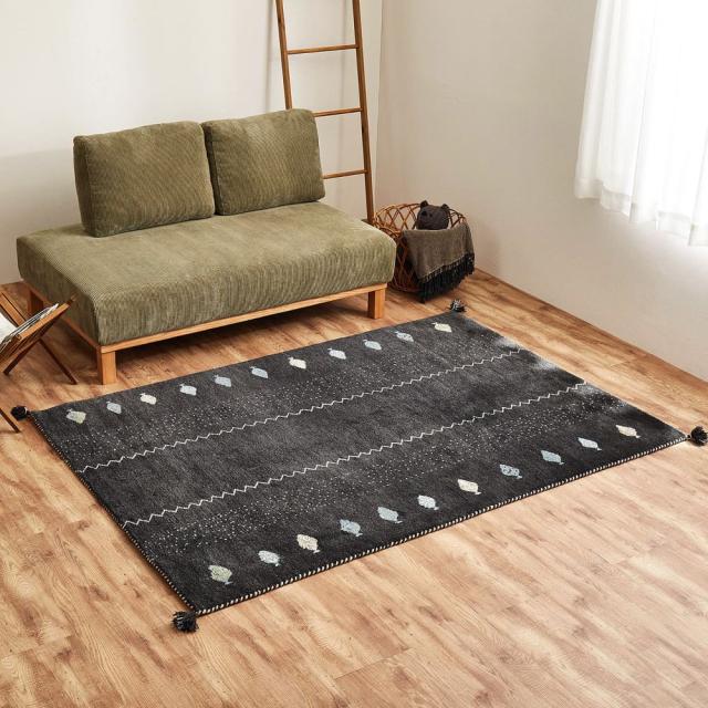 GABBEH D24 140X200 140×200cm 【直送品】 返品・キャンセル・他商品と同時購入は不可