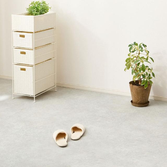 ペット対応 クッションフロア モルタル 90×300 【直送品】 返品・キャンセル・他商品と同時購入は不可