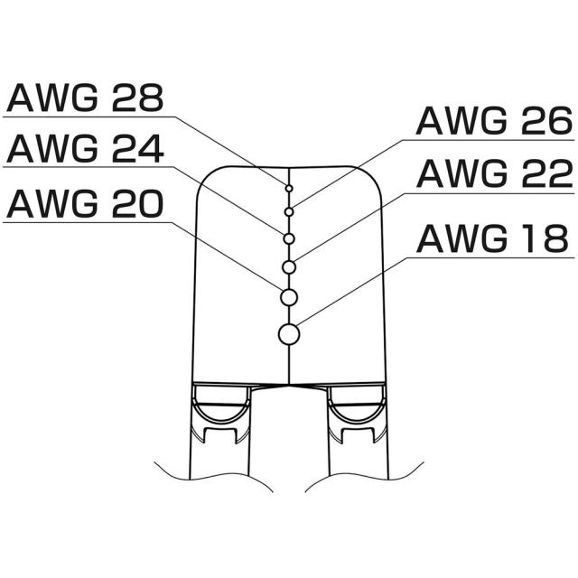 G41602 白光 ブレード 18-28AWG 【直送品】 返品・キャンセル・他商品と同時購入は不可