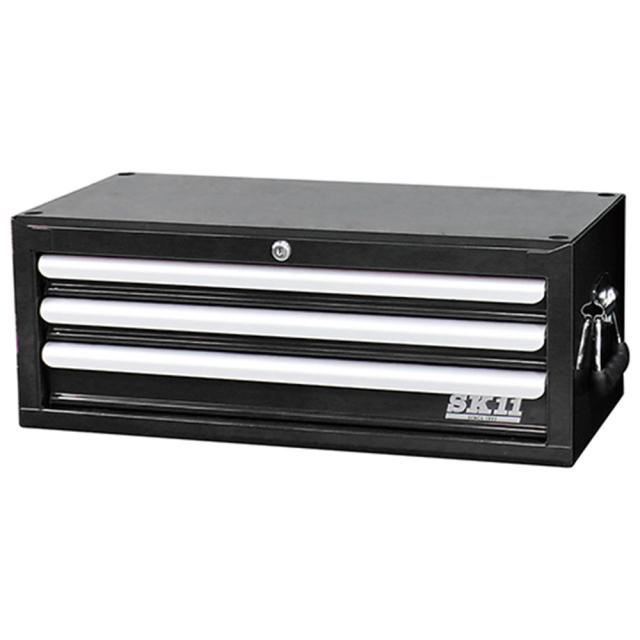 ミドルチェスト(3段引出し) SRC-3030BK 【直送品】 返品・キャンセル・他商品と同時購入は不可