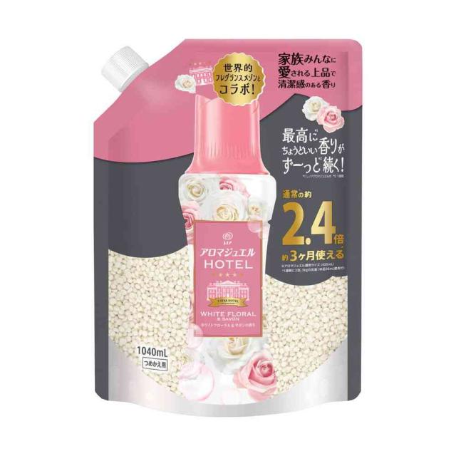 P&amp;G レノア アロマジュエル ホワイトフローラル＆サボンの香り 詰替 特大 1040mL   【7個セット】