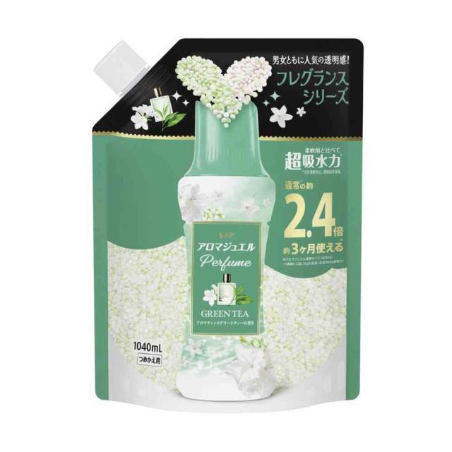P＆G レノアアロマジュエル グリーンティーの香り つめかえ用 特大サイズ 1040mL   【7個セット】