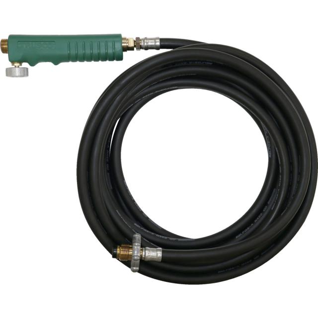 プロパンバーナー用ホース 10M バルブ付 TBH10MB 【直送品】 返品・キャンセル・他商品と同時購入は不可