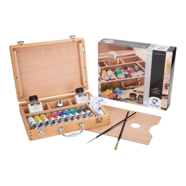 ターレンス ヴァンゴッホ油彩木箱セットBASIC-BOX 【直送品】 返品・キャンセル・他商品と同時購入は不可 10,512円