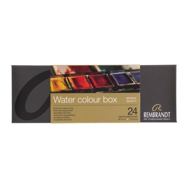 レンブラント固形水彩絵具 24色セット T0583-8625  【直送品】 返品・キャンセル・他商品と同時購入は不可_1