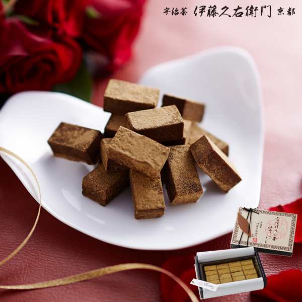 宇治ほうじ茶生チョコレート16粒入 箱入り 焙じ茶 ほうじ茶 伊藤久右衛門 ギフト 抹茶 スイーツ 父の日 本命 義理チョコ まとめ買いチョの通販はau Pay マーケット 伊藤久右衛門