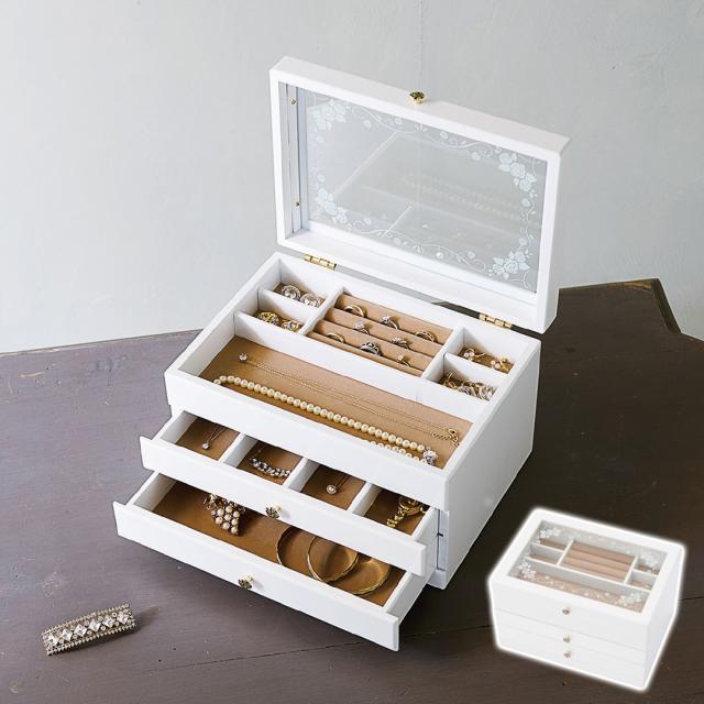 木製ジュエルケース(ホワイト) カタログギフト 贈り物 プレゼント 茶谷産業