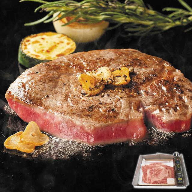 松阪牛ロースステーキ＆にんにくソースセット 産直品 お土産 ギフト