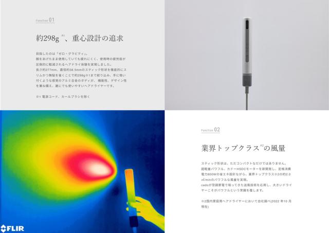 ヘアドライヤー baton バトン スティック型ヘアドライヤー 大風量 速乾 
