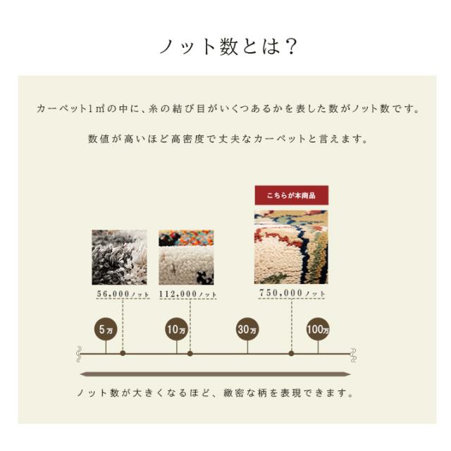 カーペット 絨毯 ラグ 高級ラグ ウィルトン 長方形 クラシック柄 エレガンス 約160×230cm 高級感あふれるクラシック柄のウィルトンラグ_7