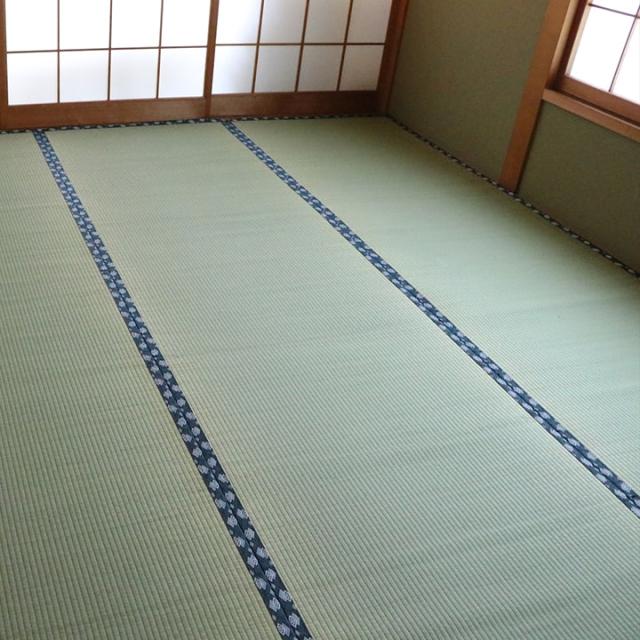 純国産 い草 上敷き はっ水 カーペット 双目織 本間4.5畳 (約286×286cm） 撥水加工を施した純国産い草上敷き