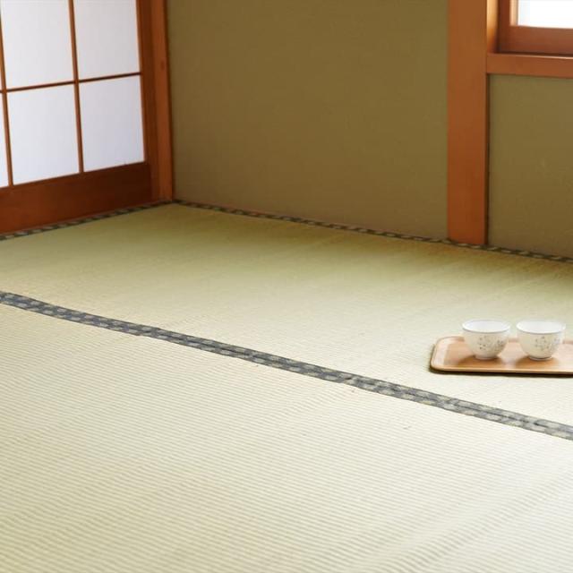 純国産 い草 上敷き カーペット 双目織 『松』 三六間4.5畳(約273×273cm） 安心安全の純国産い草上敷き