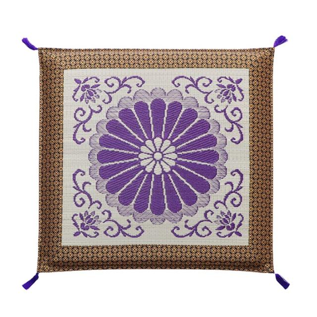 美品】 い草 仏壇用 御前座布団 三千院 御前座布団 三千院 68×70cm