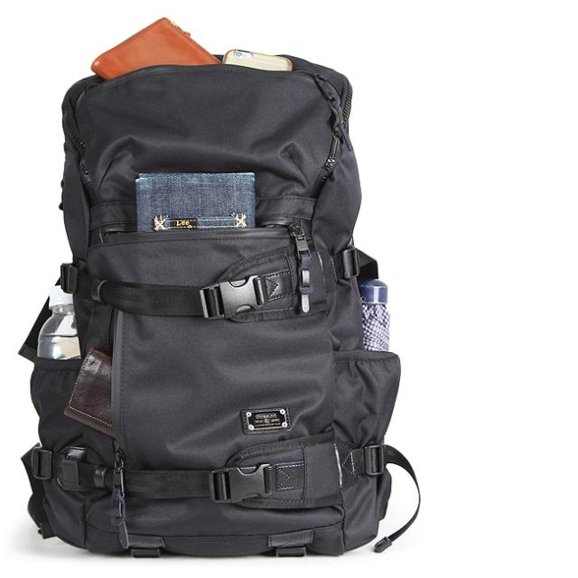 商品レビューで+5%｜アッソブ リュック バックパック AS2OV CORDURA DOBBY 305D 061409 コーデュラドビー 大容量 B4 ウエストハーネス チェストベルト メンズ ブランド_8