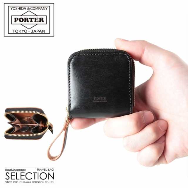ポーター フィルム コインケース 187-01352 吉田カバン PORTER FILM 牛ショルダー革 小銭入れ 日本製 - 1