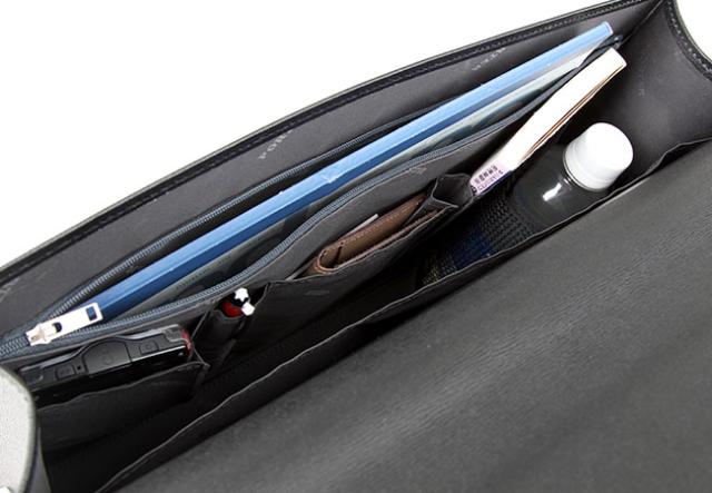 ポーター フラックス ブリーフケース 197-01501 吉田カバン ビジネスバッグ メンズ レディース ブランド スリム レザー 本革 1WAY A4 PORTER_3